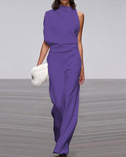 KATE | Elegant jumpsuit med chic stående krave