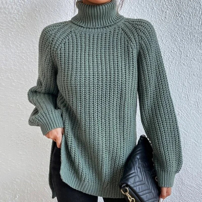 Elexia | Oversized Strikket Turtleneck