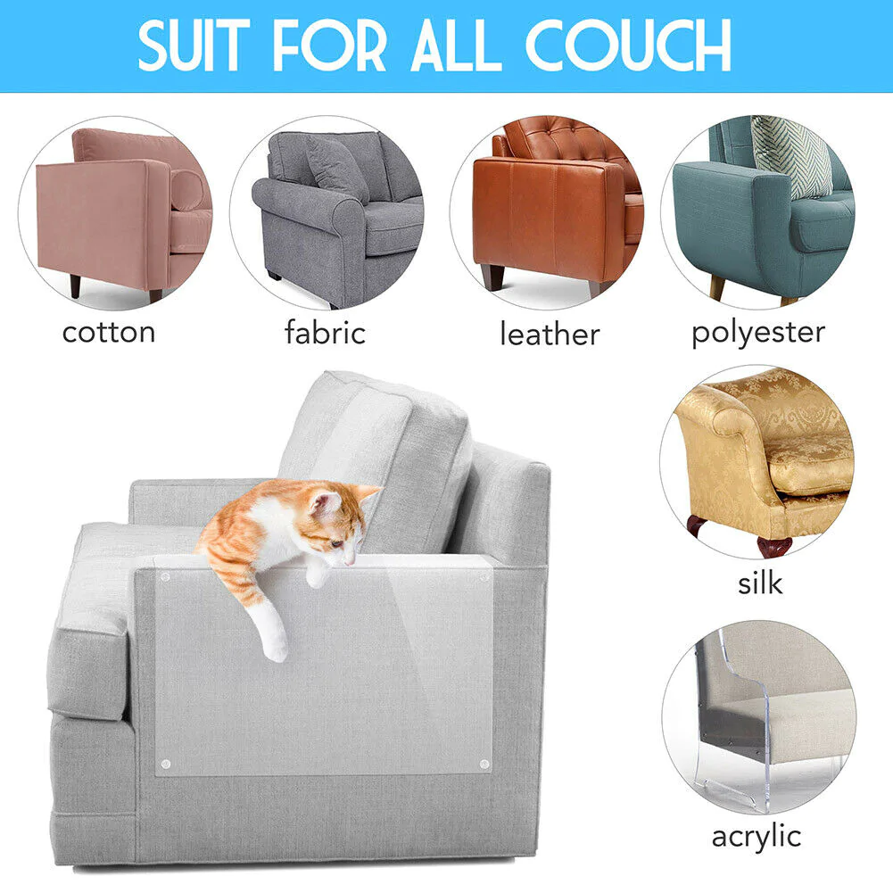 8 stk. kradsebeskyttere til møbelbeskyttere mod katte, ridsefaste sofabeskyttere 1