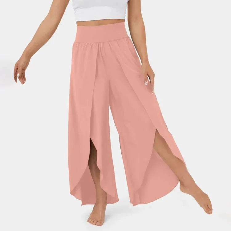 Poppy – Komfortable yogabukser med elegante vide ben