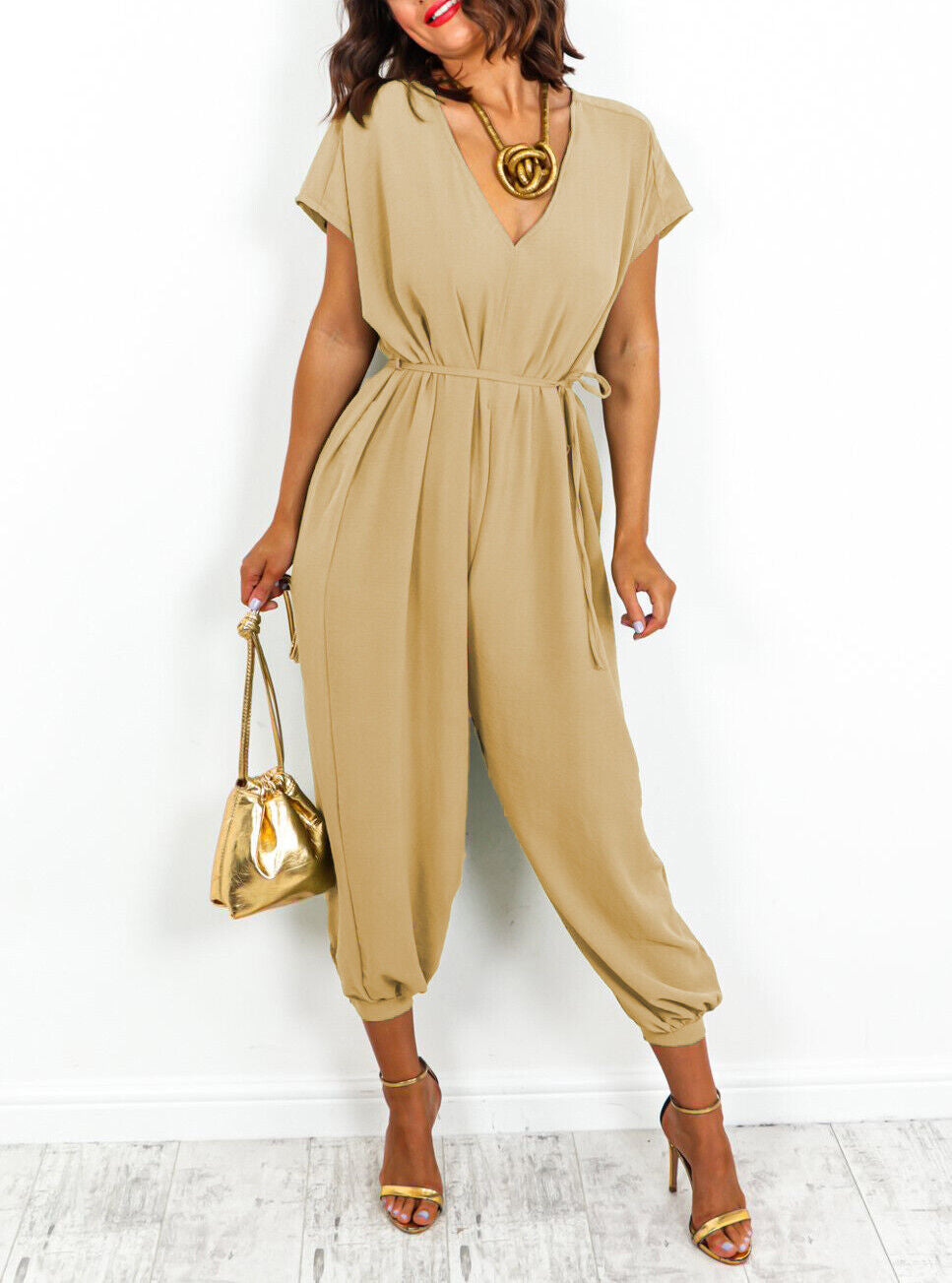 Celine | AFSLAPPET JUMPSUIT