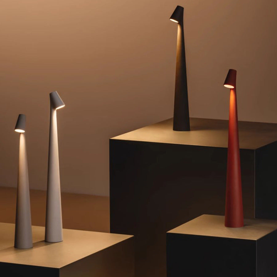 Nordisk minimalistisk design stemningslampe | Trådløs | LED | Læselampe | Spisebordslampe