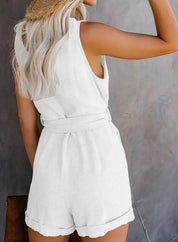 Amalia | Kort Jumpsuit med Lommer