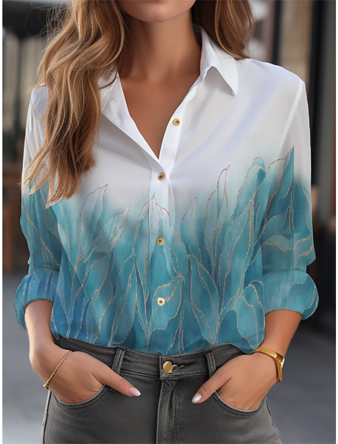 Florien | Blomsterprint Bluse