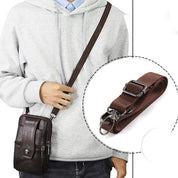 Joris | Vintage Herre Crossbody Talje Taske med Justerbar Rem
