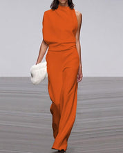 KATE | Elegant jumpsuit med chic stående krave