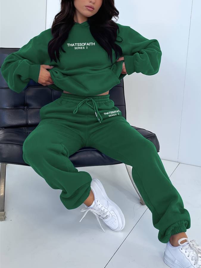 Nora | Hoodie & Jogger Sæt – Varm Vinterfavorit