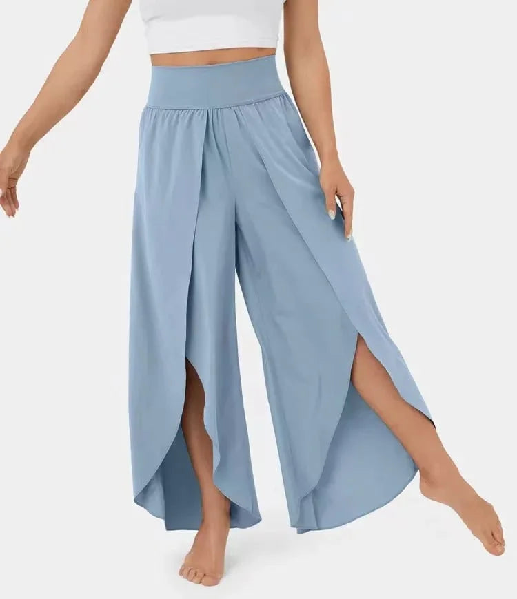 Poppy – Komfortable yogabukser med elegante vide ben