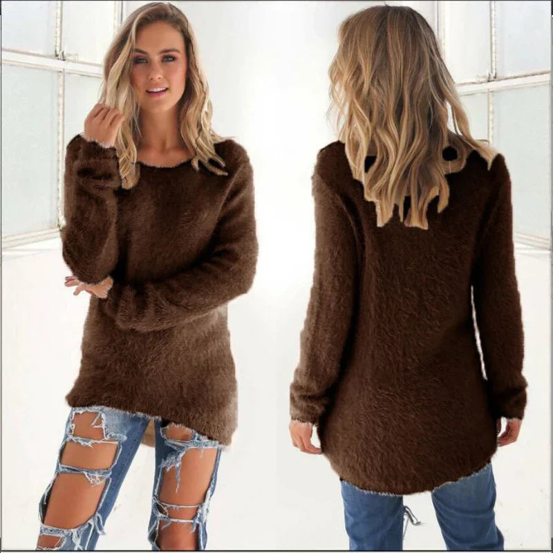 Kelsey | Fluffy Varm Teddy Trøje