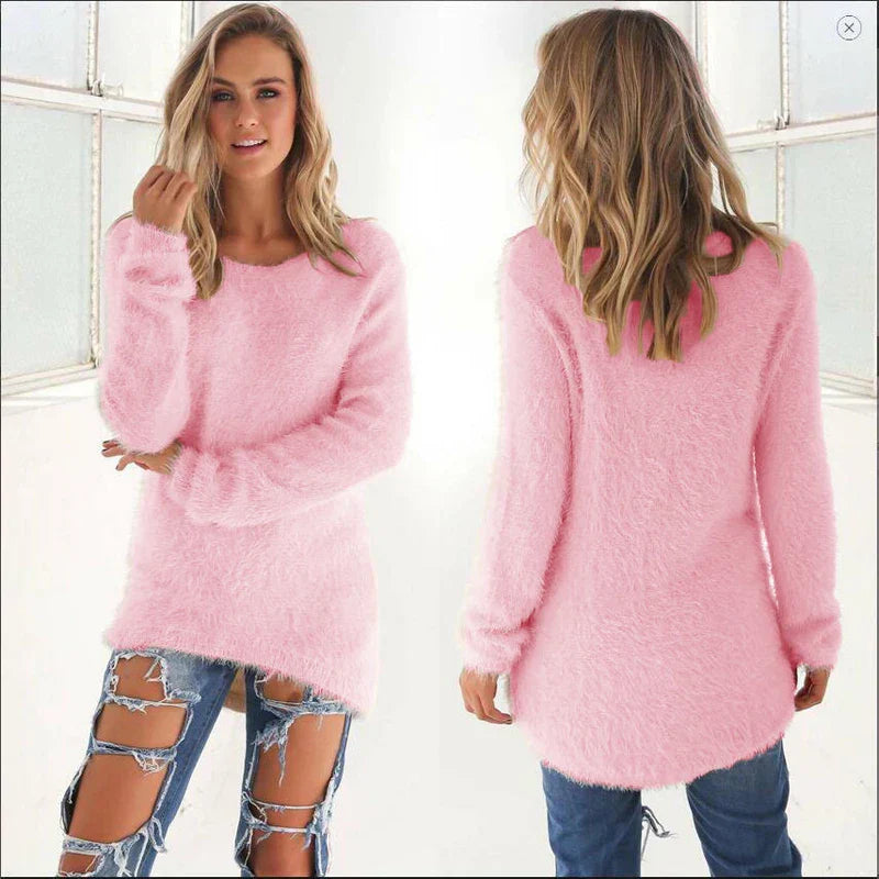 Kelsey | Fluffy Varm Teddy Trøje