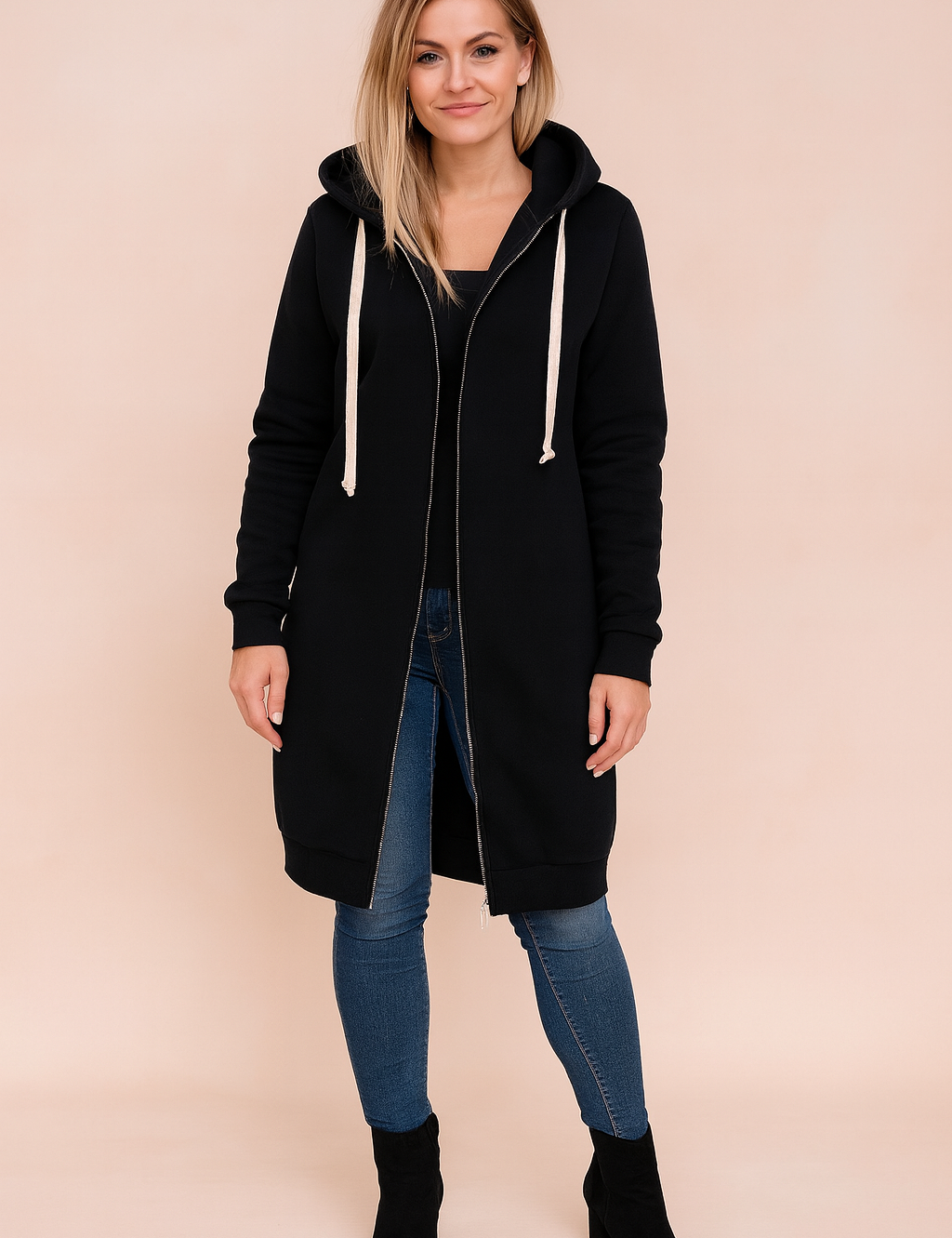 ADELYN | Lang sweater til kvinder 0