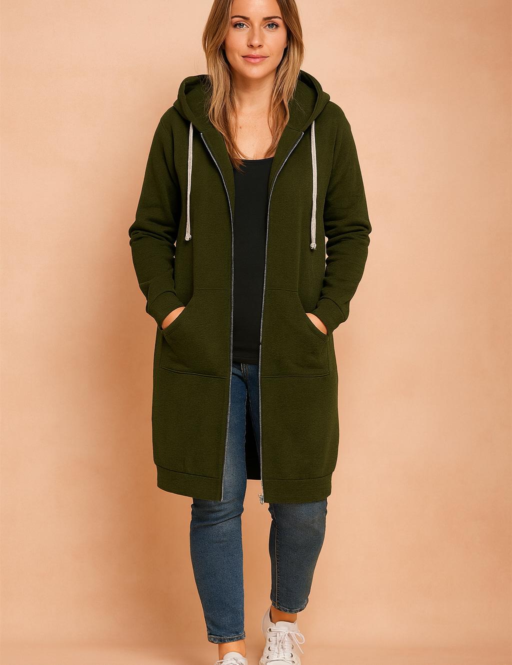 ADELYN | Lang sweater til kvinder 2