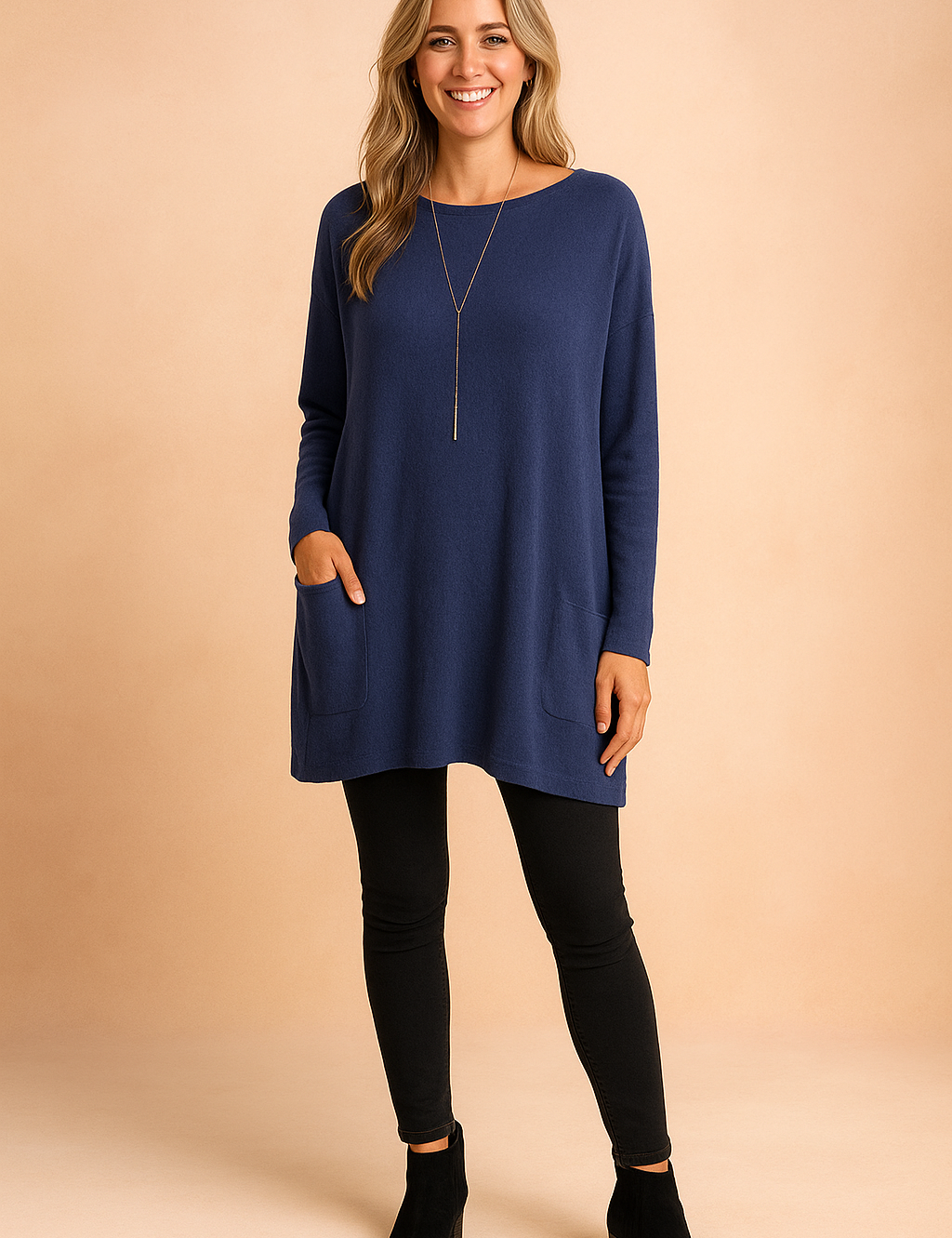 Adele | Overdimensioneret dametrøje med lommer til hverdagsbrug 3