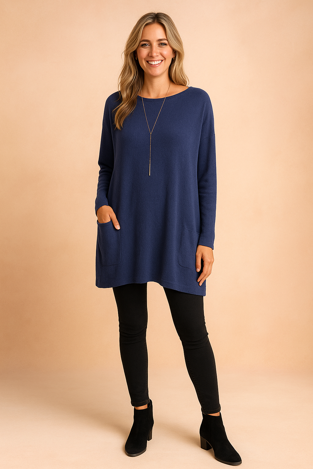 Adele | Overdimensioneret dametrøje med lommer til hverdagsbrug 3