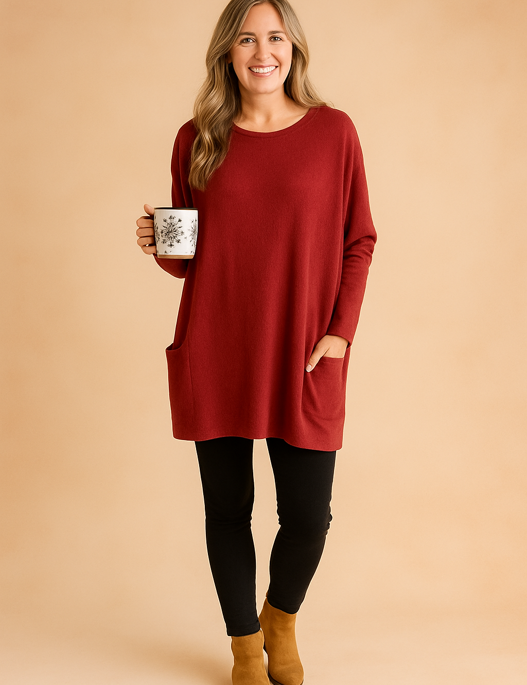 Adele | Overdimensioneret dametrøje med lommer til hverdagsbrug 4