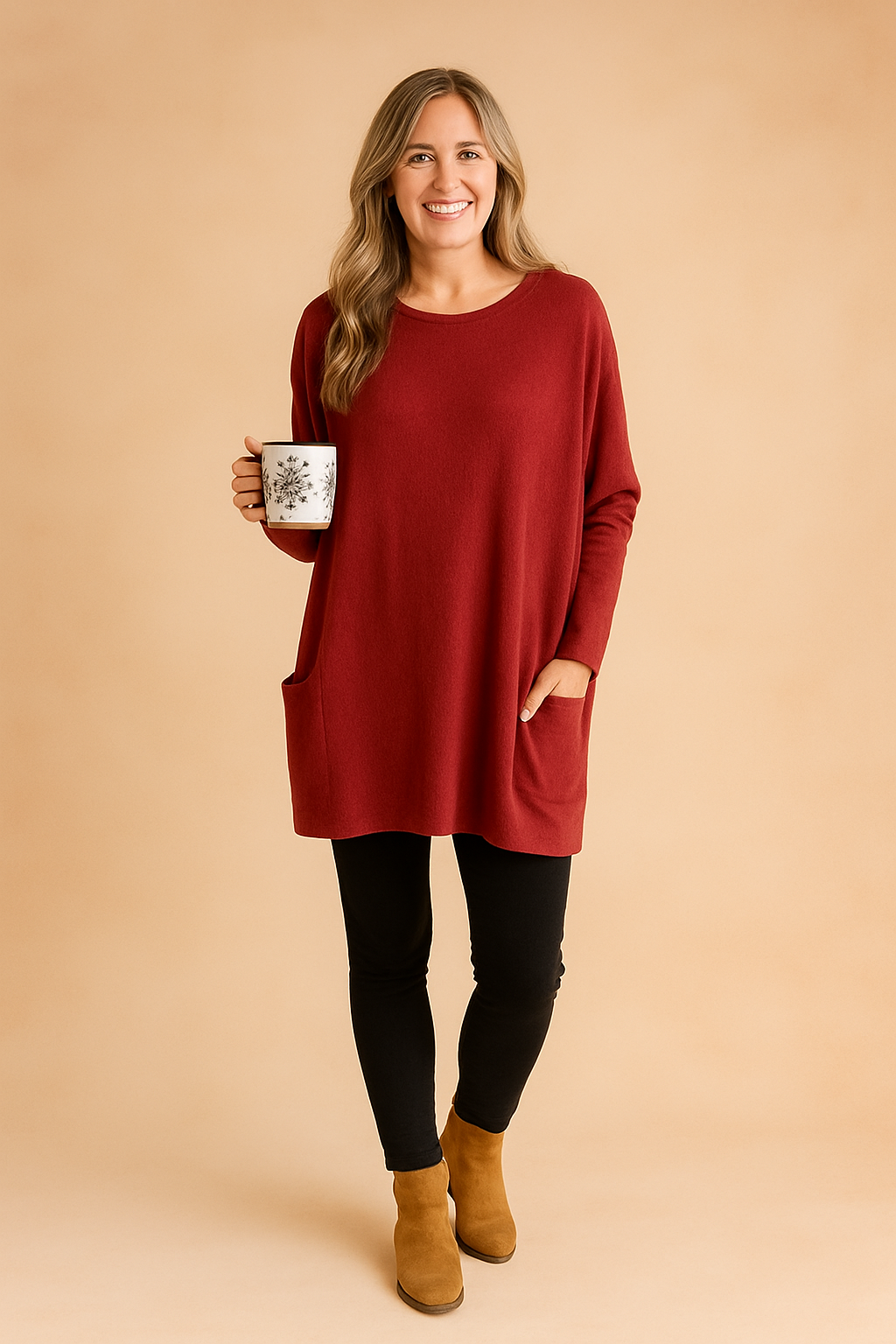 Adele | Overdimensioneret dametrøje med lommer til hverdagsbrug 4