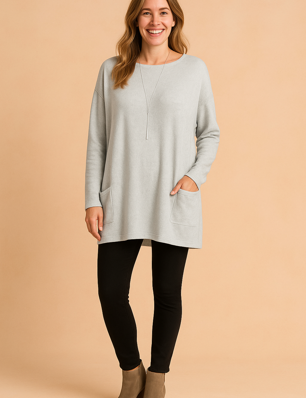 Adele | Overdimensioneret dametrøje med lommer til hverdagsbrug 6