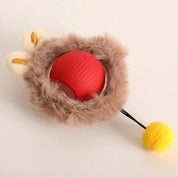 Aktiv rullebold med hale til hunde 3
