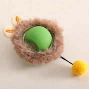 Aktiv rullebold med hale til hunde 4