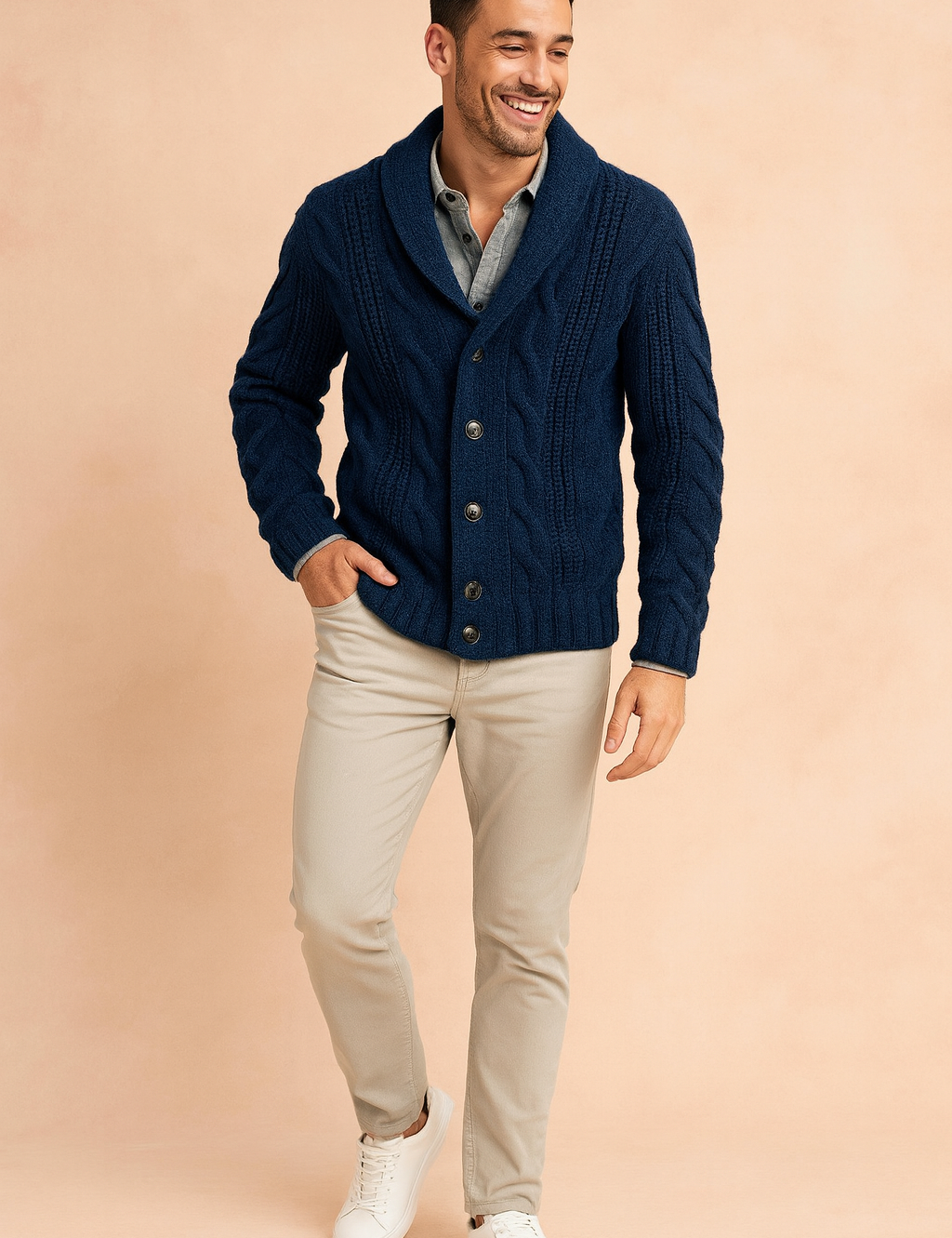 Alaric | Cardigan med knapper 0