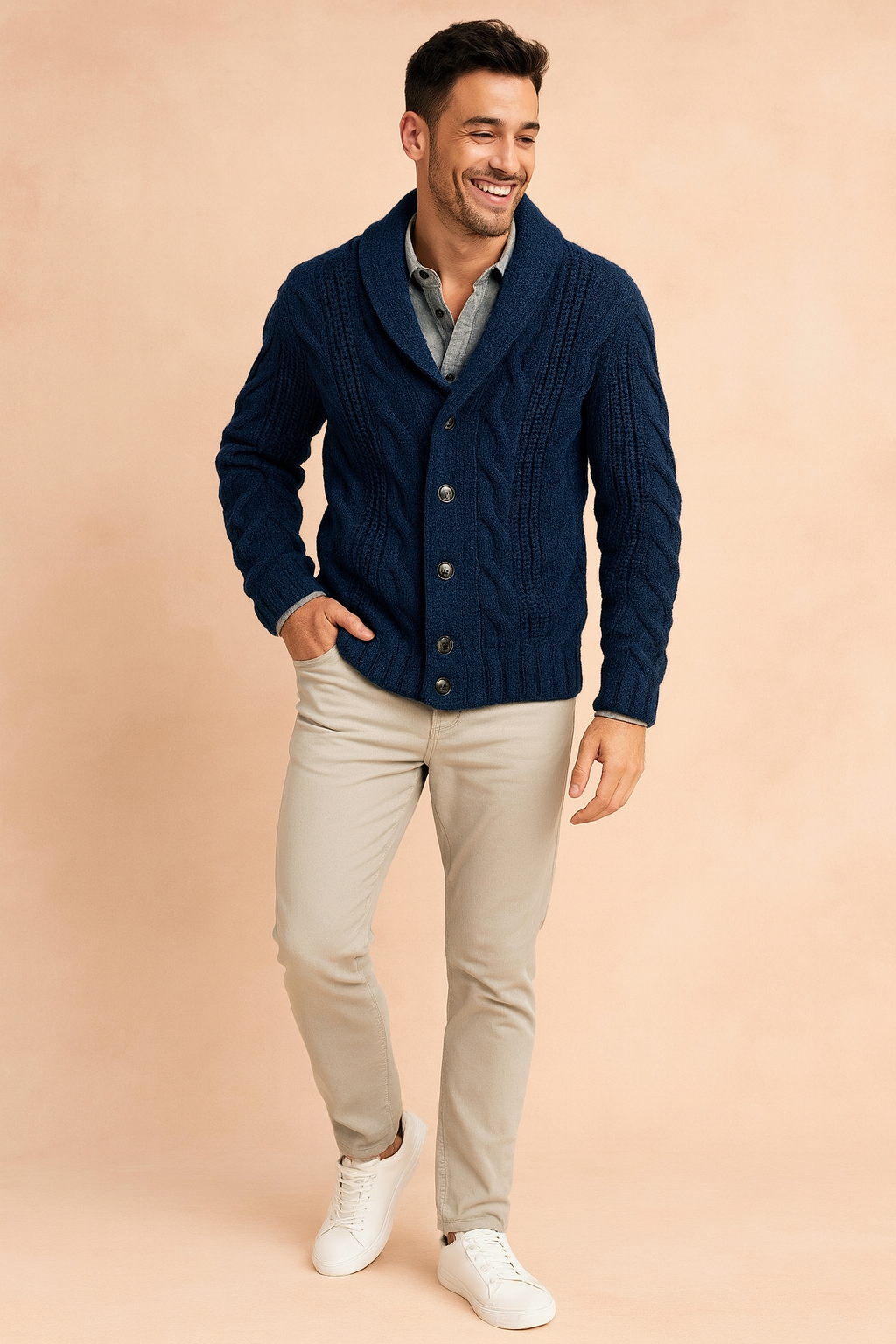Alaric | Cardigan med knapper 0