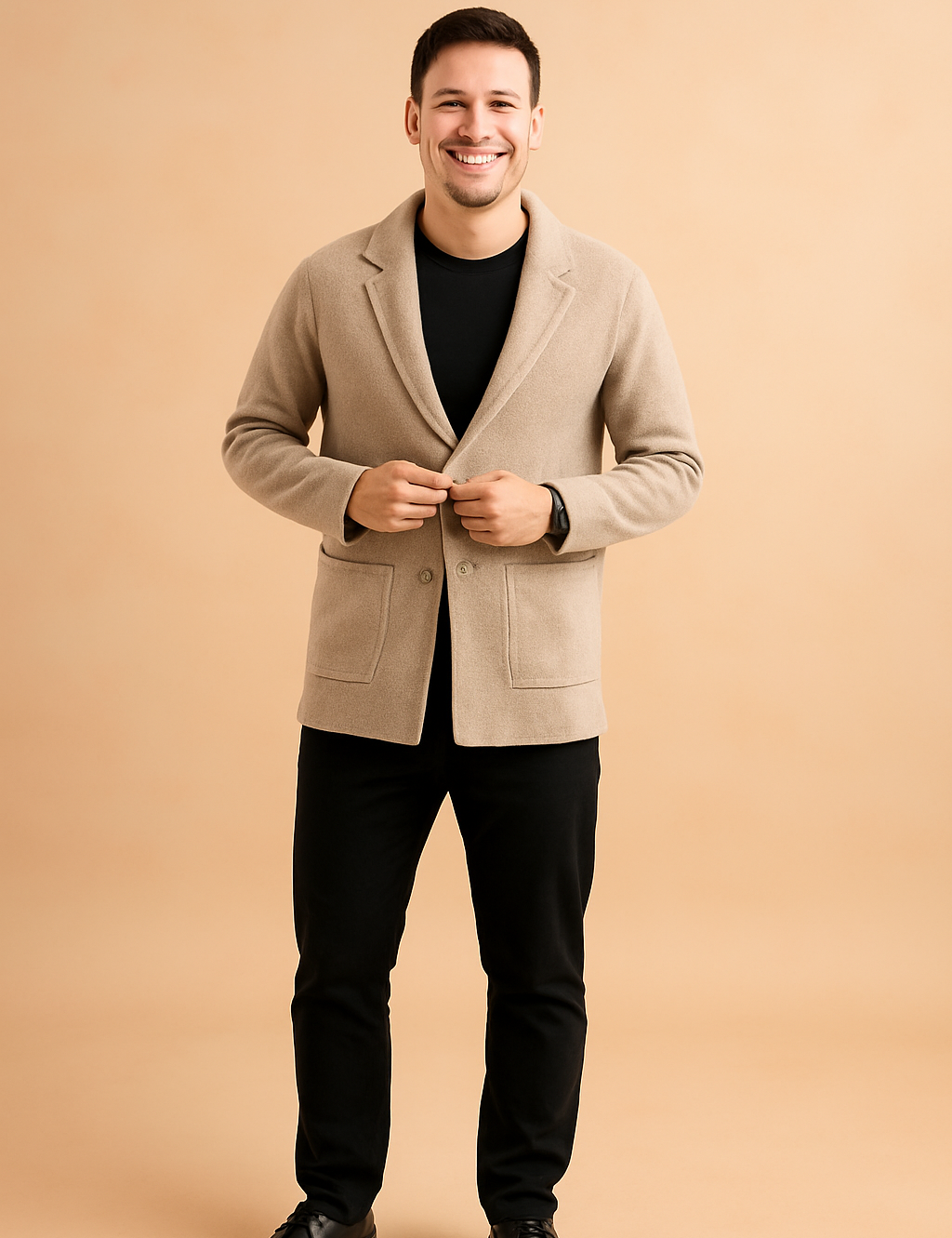 Alarik | Vintercardigan med lomme 0