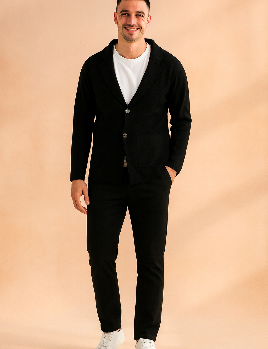 Alarik | Vintercardigan med lomme 1