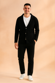 Alarik | Vintercardigan med lomme 1