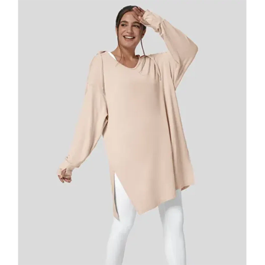 Sofie | Oversized Dame sweater med Lange Ærmer til en Casual Stil
