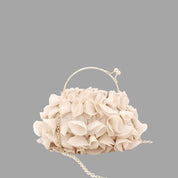 Alsidig damehåndtaske med kronblade og aftagelig kæde i elegant design 0