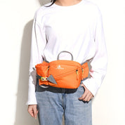 Alsidig løbebæltetaske med vandflaskeholder – Holdbar nylon med lynlåse til vandreture og maratonløb 4