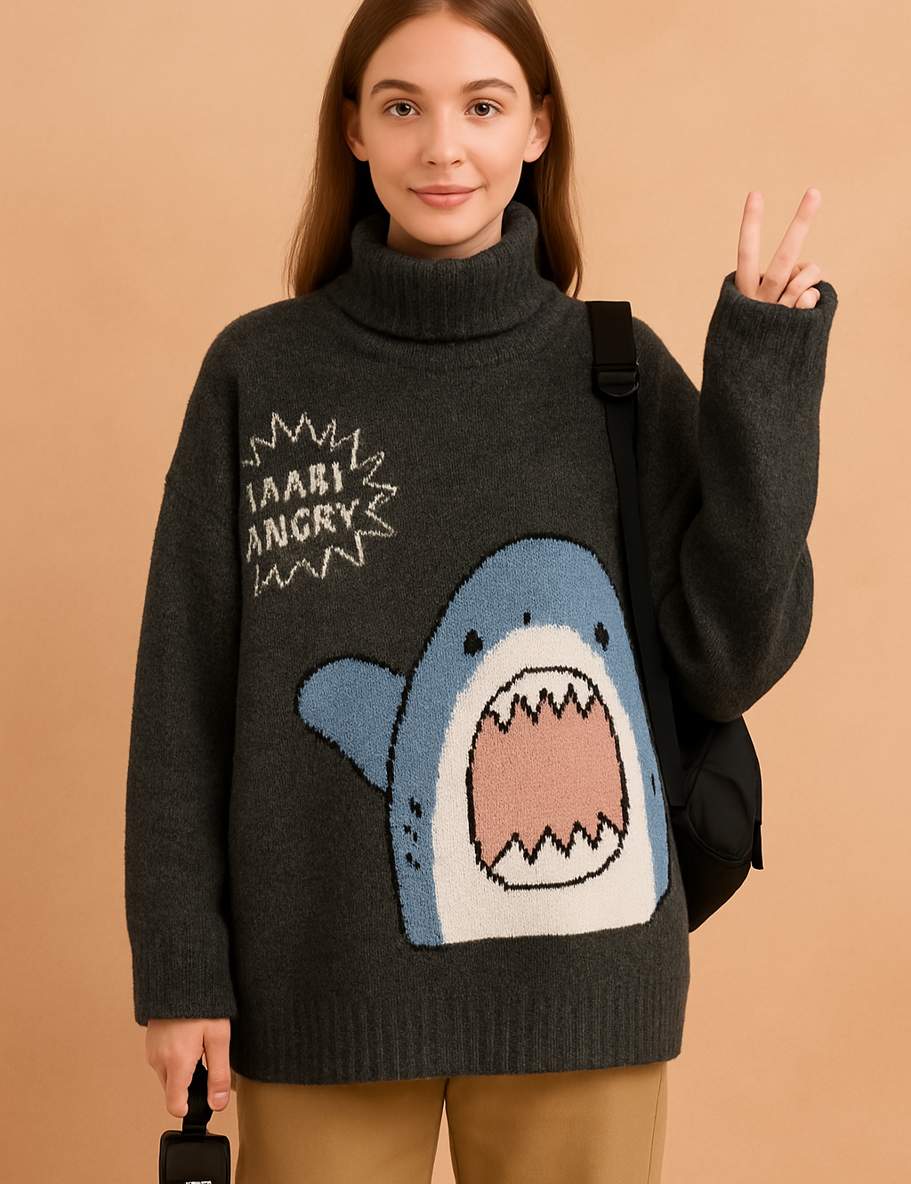 Amanda | Vintertrøje med rullekrave 0