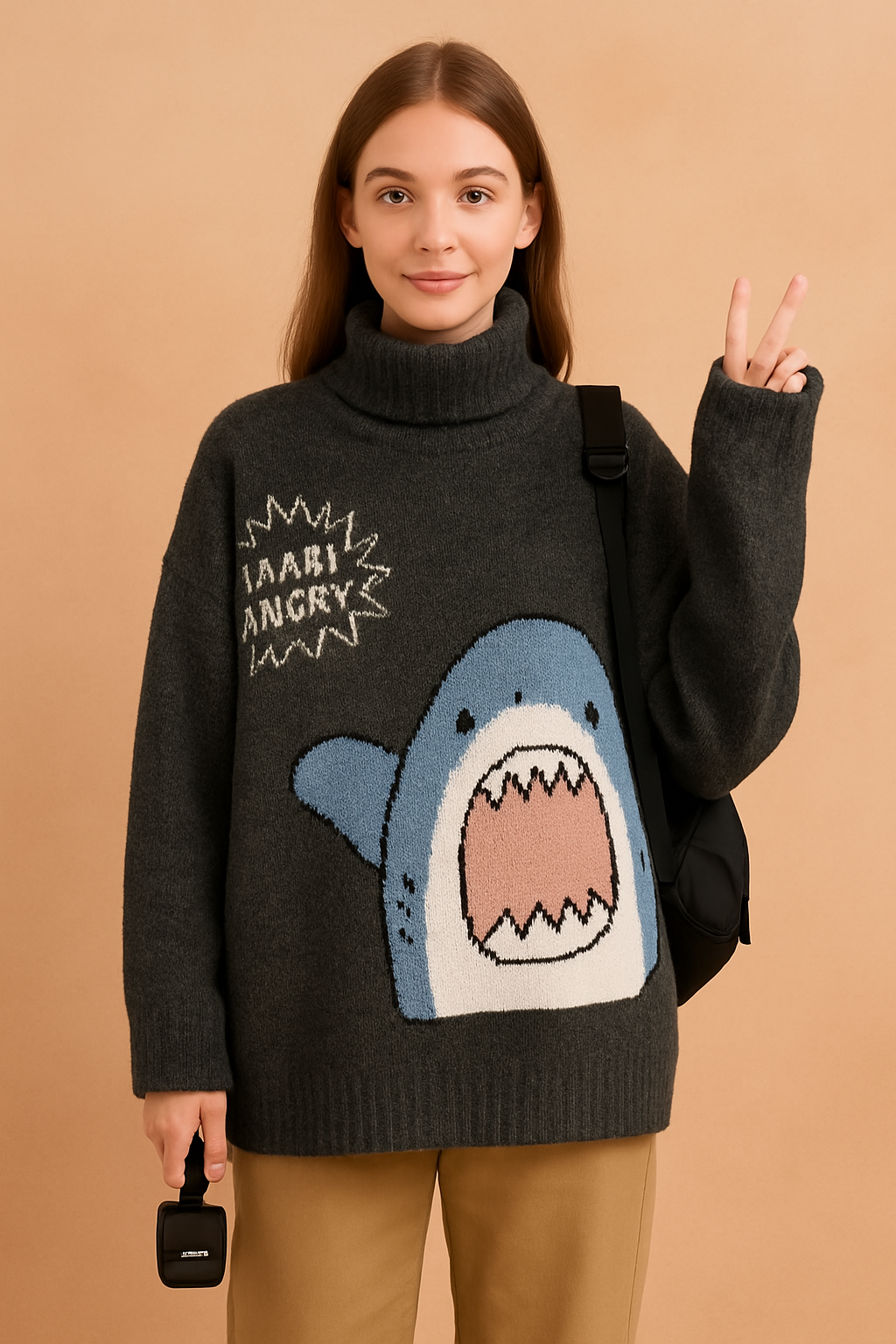 Amanda | Vintertrøje med rullekrave 0