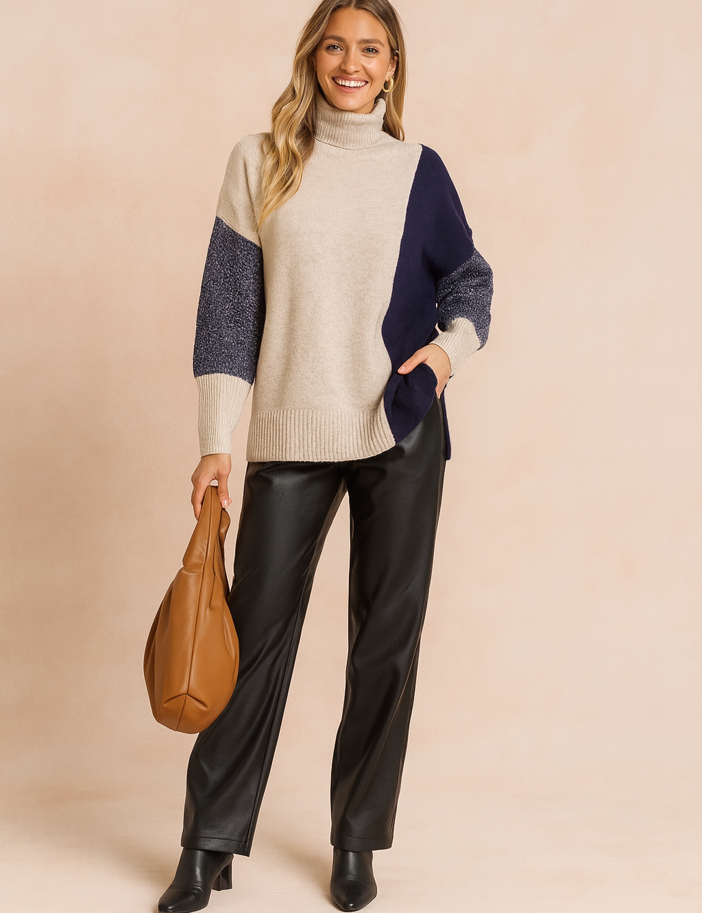 Amari | Patchwork-trøje i en moderne stil 0