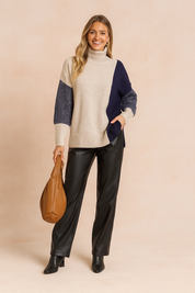 Amari | Patchwork-trøje i en moderne stil 0