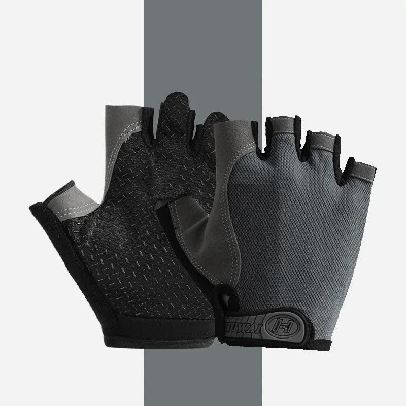 Åndbare, skridsikre halvfingerhandsker – Fitness- og cykelhandsker til sommertræning 15
