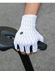 Åndbare stødabsorberende cykelhandsker – fortykkede håndfladepuder, MTB landevejscykelhandsker til komfortabel udendørssport 4