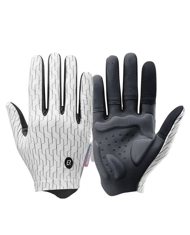 Åndbare stødabsorberende cykelhandsker – fortykkede håndfladepuder, MTB landevejscykelhandsker til komfortabel udendørssport 6