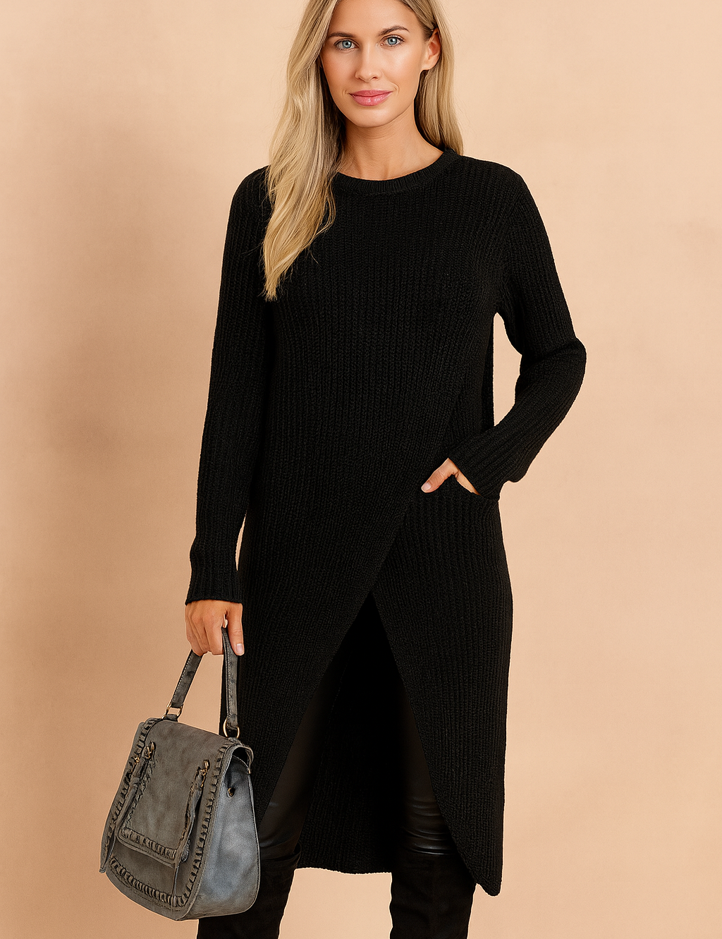 Andi | Stilfuld lang sweater 1