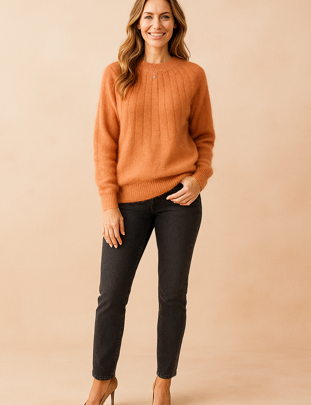 Aneta | Ribbet sweater 2