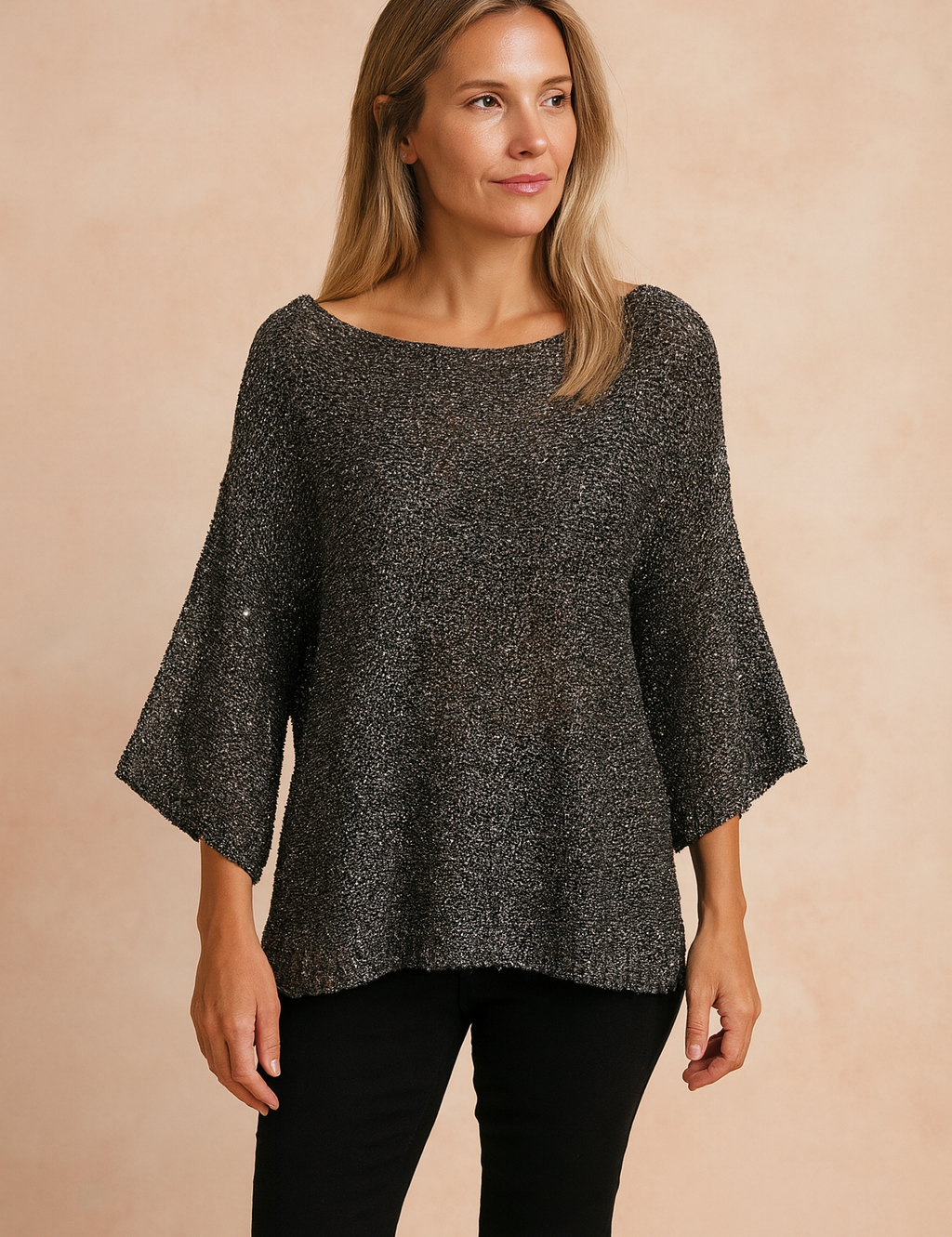 Anika | Blændende pailletteretrøje 0