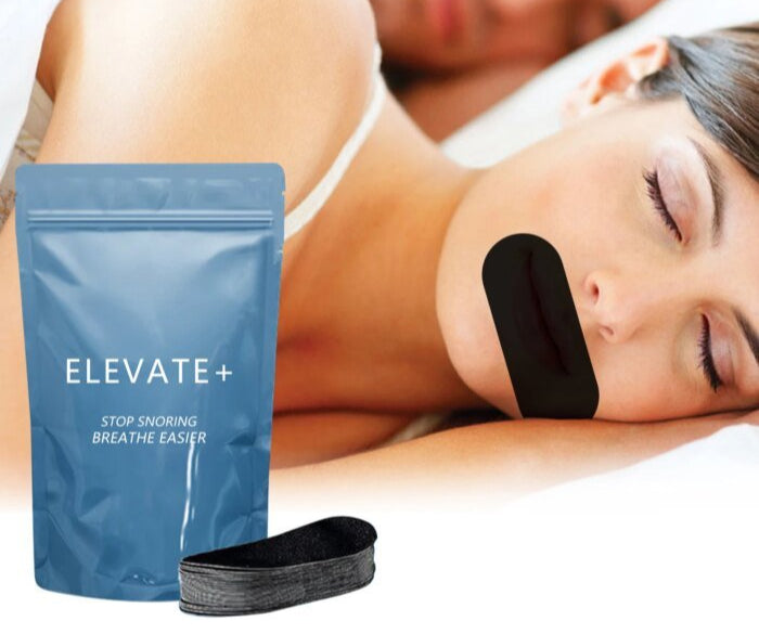 Anti-snorkenplaster til næseåndedrætskorrektion - mundortosetape for bedre søvn - virker øjeblikkeligt for at fjerne snorken, til mænd og kvinder 1