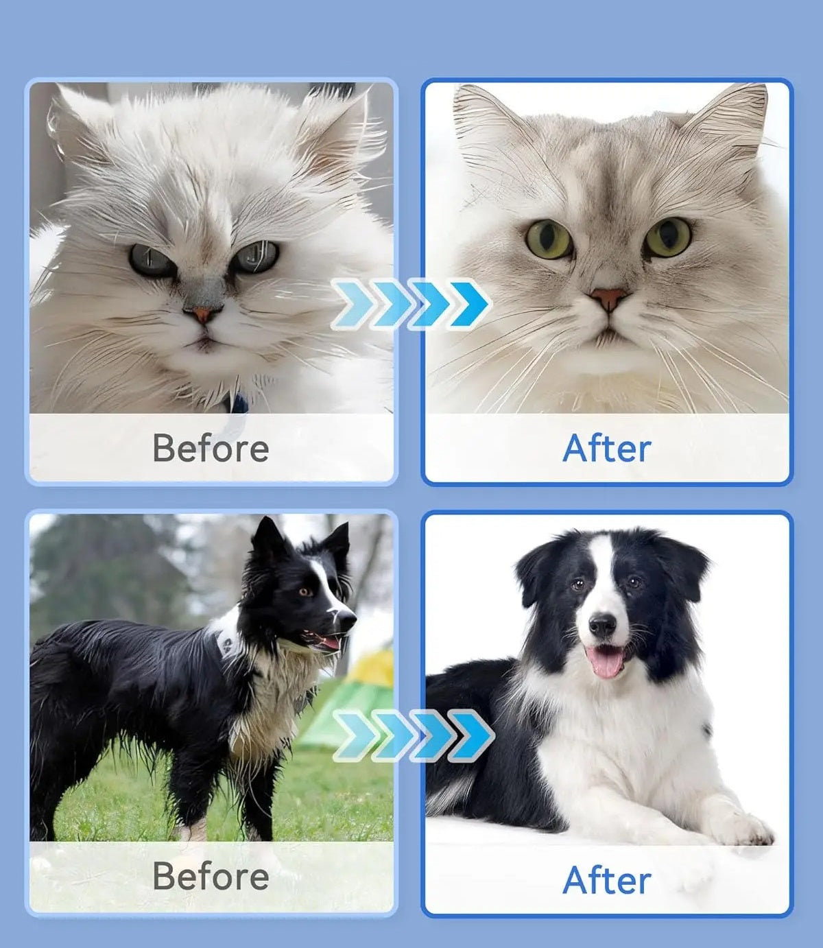 Badehandsker til kæledyr – Rengørings- og lugtfjernende vådservietter til hunde og katte, perfekt daglig plejeværktøj til kæledyr 1