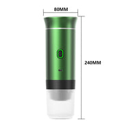 Bærbar elektrisk espressomaskine – 3-i-1 kapsel- og pulvermaskine til frisk brygning når som helst, mens du rejser eller kører 7