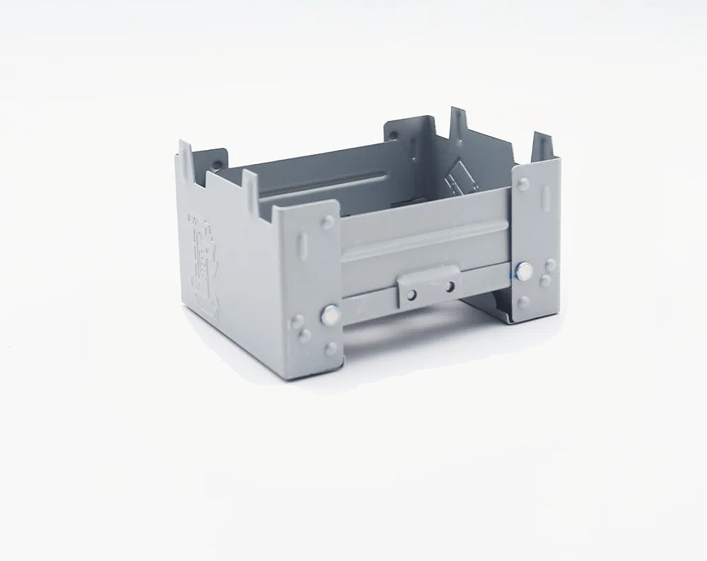 Bærbart alkoholkomfur til udendørs camping – Sammenklappelig brænder til fast brændstof til nødmadlavning, let og holdbart overlevelsesudstyr 13