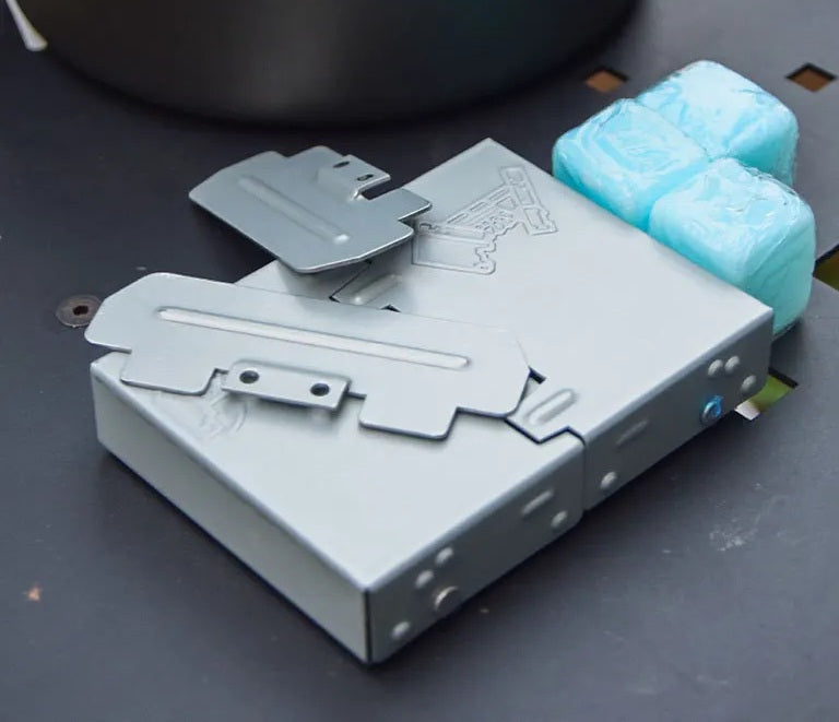 Bærbart alkoholkomfur til udendørs camping – Sammenklappelig brænder til fast brændstof til nødmadlavning, let og holdbart overlevelsesudstyr 5