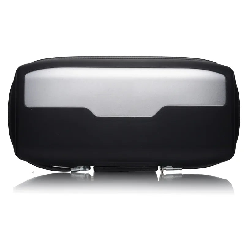 Bærbart mini-sikkerhedsskab – Opbevaringsboks med adgangskodelås og stålwire til smykker, kort, kontanter og telefonsikkerhed på farten 0