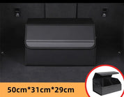 Bagagerumsorganisator til bilen – Forvandl dit køretøj med denne stilfulde multifunktionelle læderopbevaringstaske til ubesværet oprydning og værktøjshåndtering 12