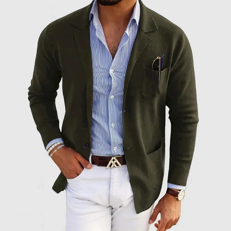 Martijn | Elegant Herrecardigan – En Stilfuld Allrounder