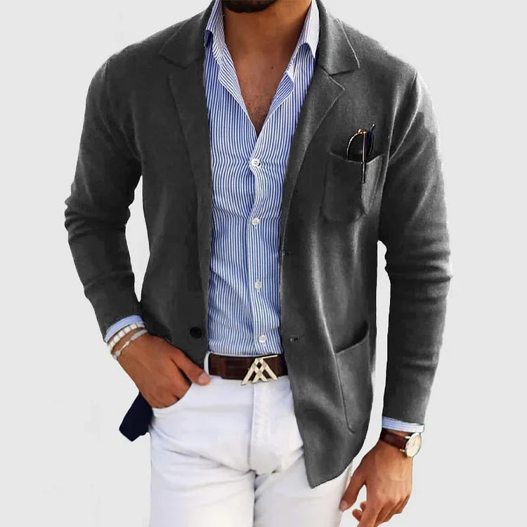Martijn | Elegant Herrecardigan – En Stilfuld Allrounder